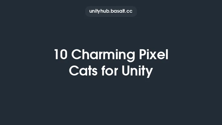 10 Charming Pixel Cats for Unity Thumbnail