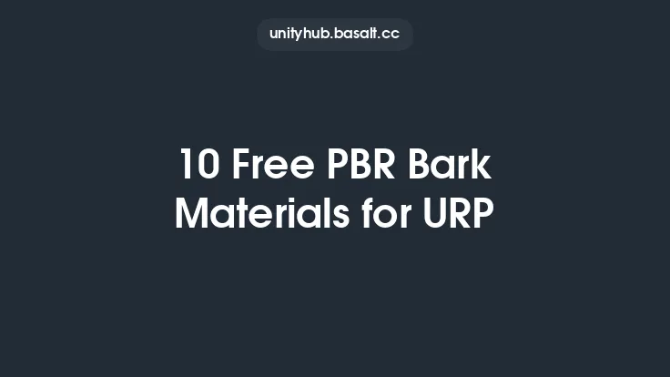 10 Free PBR Bark Materials for URP Thumbnail