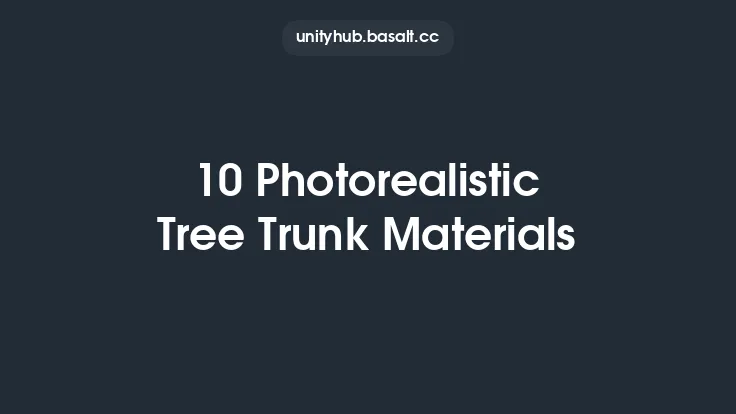 10 Photorealistic Tree Trunk Materials Thumbnail