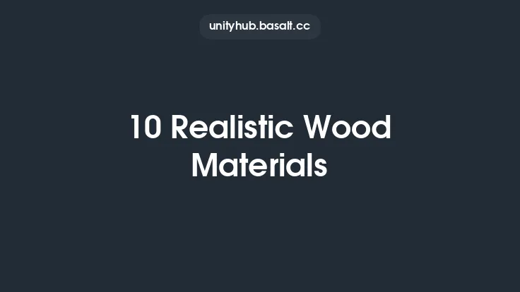 10 Realistic Wood Materials Thumbnail