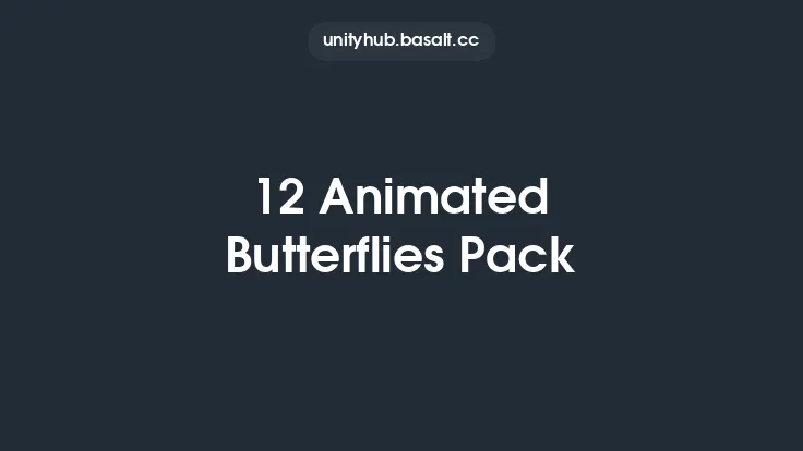 12 Animated Butterflies Pack Thumbnail