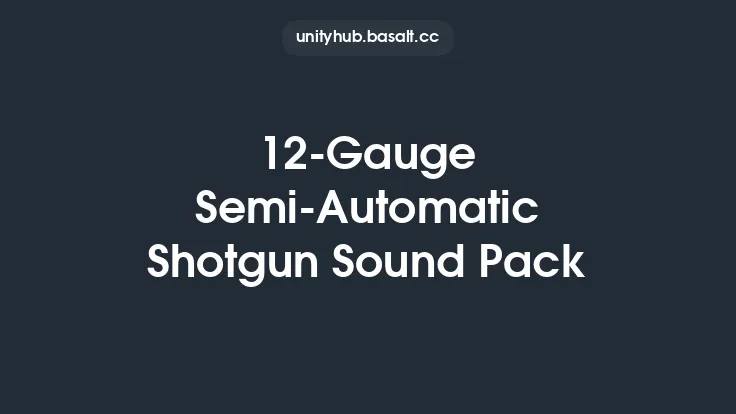 12-Gauge Semi-Automatic Shotgun Sound Pack Thumbnail