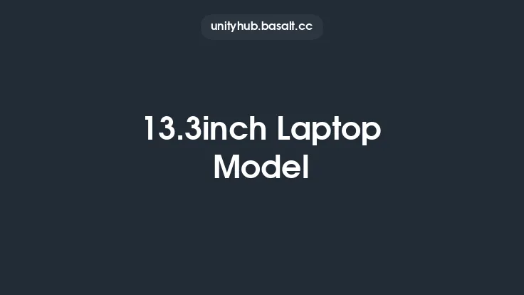 13.3inch Laptop Model Thumbnail