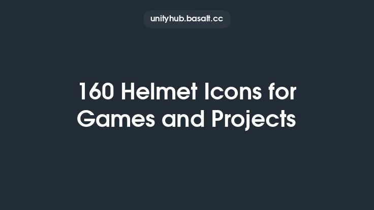 160 Helmet Icons for Games and Projects Thumbnail