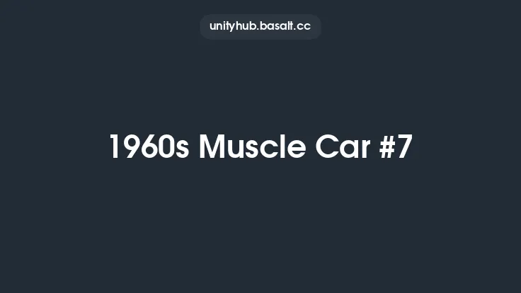 1960s Muscle Car #7 Thumbnail