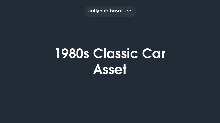 1980s Classic Car Asset Thumbnail