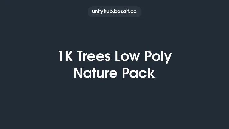 1K Trees Low Poly Nature Pack Thumbnail