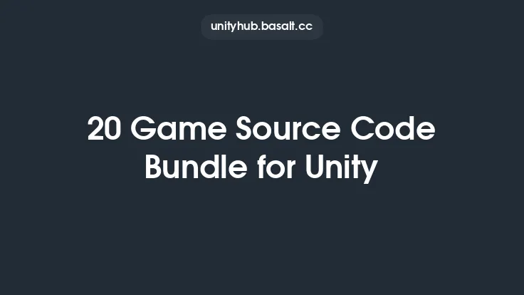 20 Game Source Code Bundle for Unity Thumbnail
