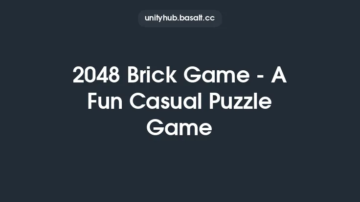 2048 Brick Game - A Fun Casual Puzzle Game Thumbnail