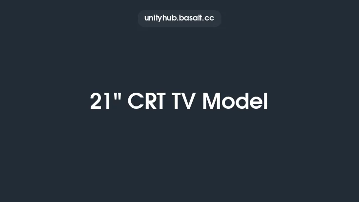 21" CRT TV Model Thumbnail