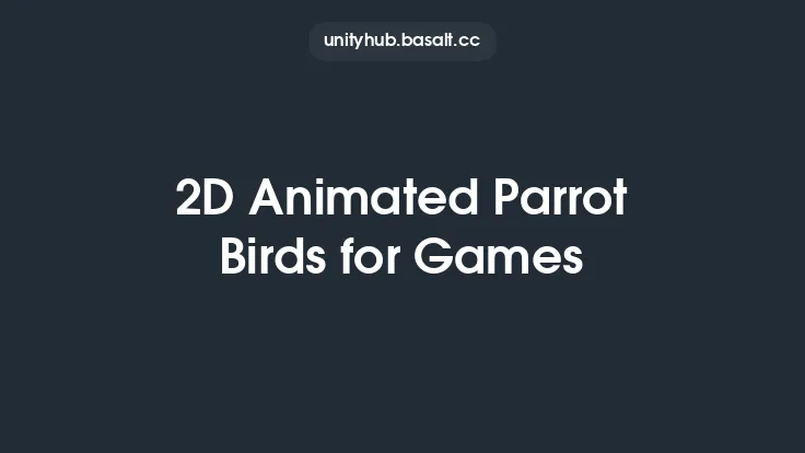 2D Animated Parrot Birds for Games Thumbnail
