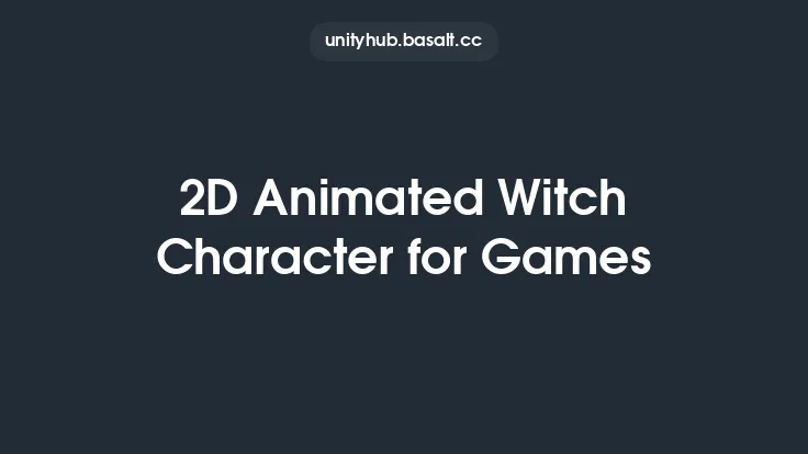 2D Animated Witch Character for Games Thumbnail