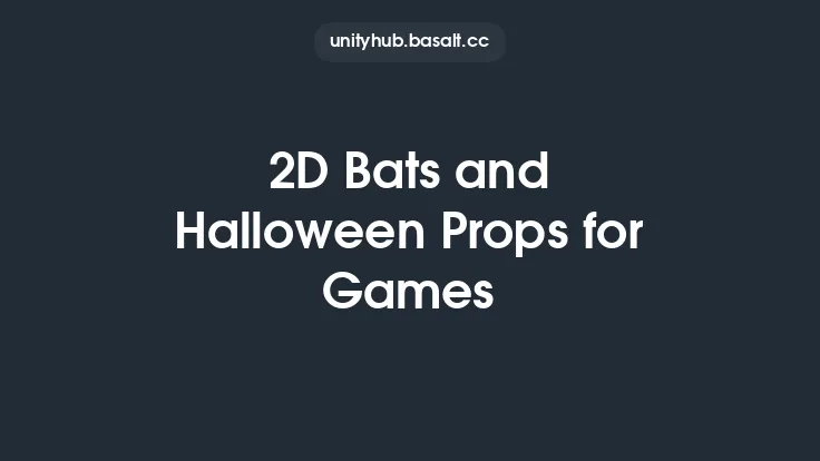 2D Bats and Halloween Props for Games Thumbnail