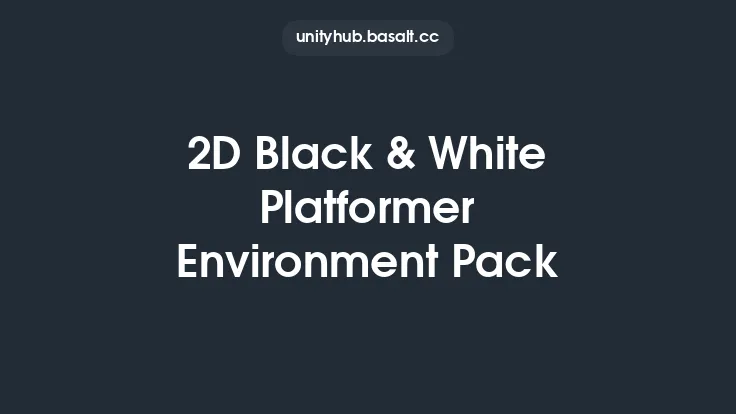 2D Black & White Platformer Environment Pack Thumbnail