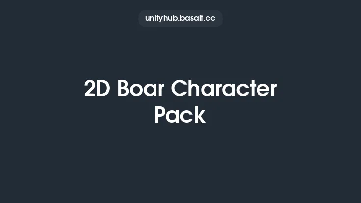 2D Boar Character Pack Thumbnail