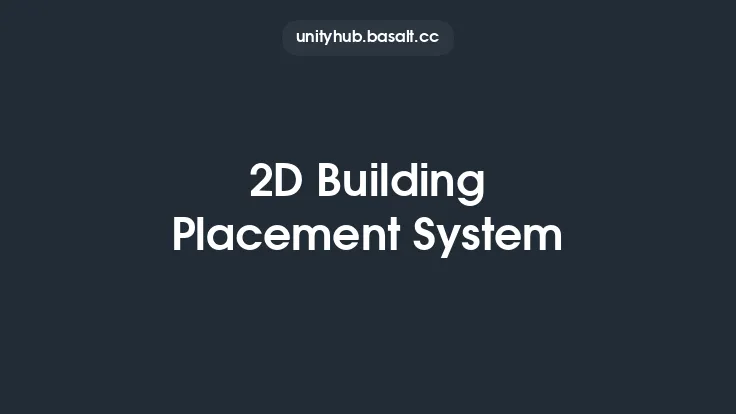 2D Building Placement System Thumbnail