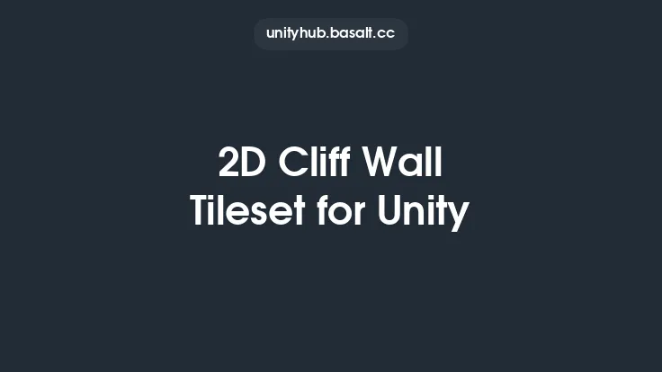 2D Cliff Wall Tileset for Unity Thumbnail