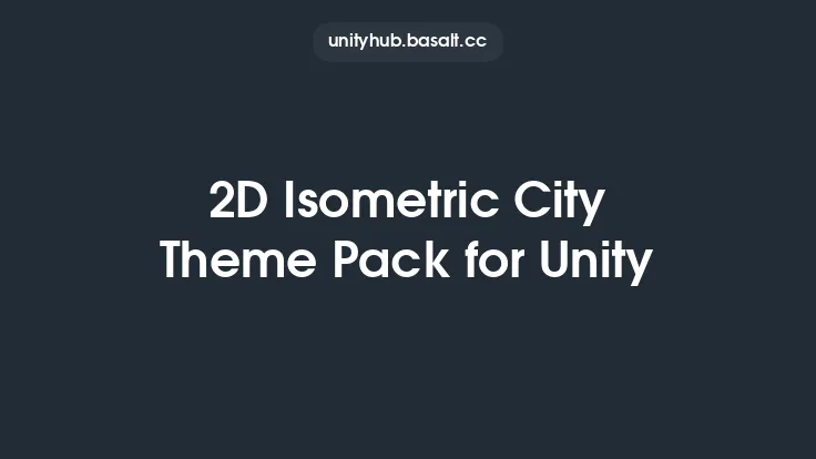 2D Isometric City Theme Pack for Unity Thumbnail