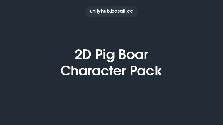 2D Pig Boar Character Pack Thumbnail