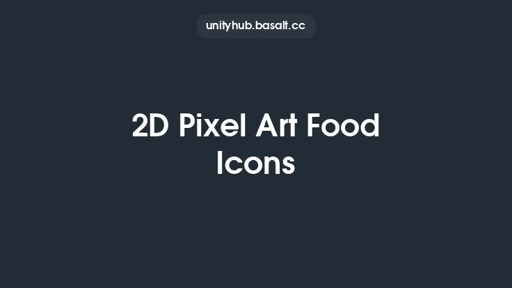 2D Pixel Art Food Icons Thumbnail