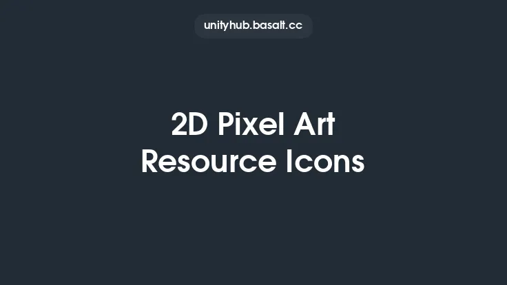 2D Pixel Art Resource Icons Thumbnail