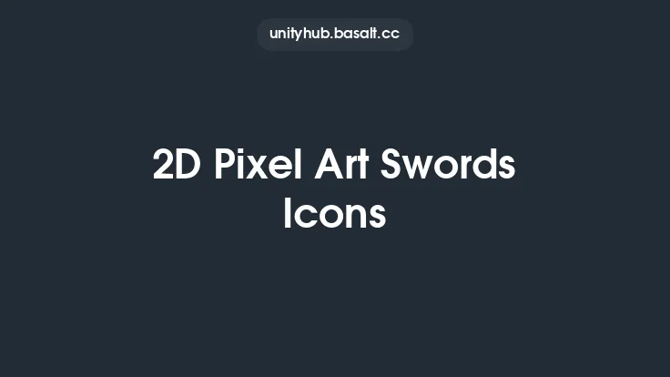 2D Pixel Art Swords Icons Thumbnail