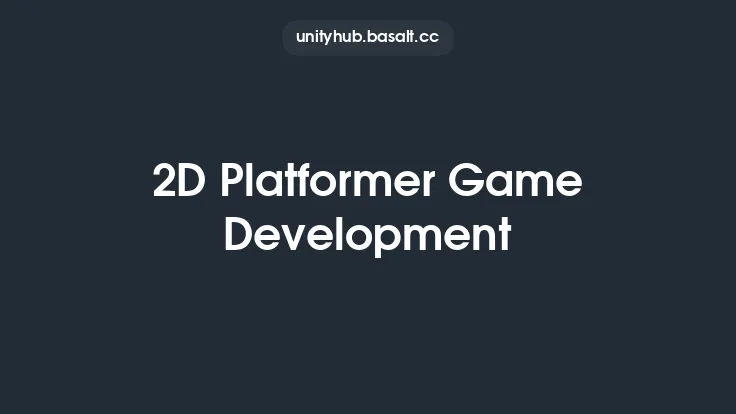 2D Platformer Game Development Thumbnail