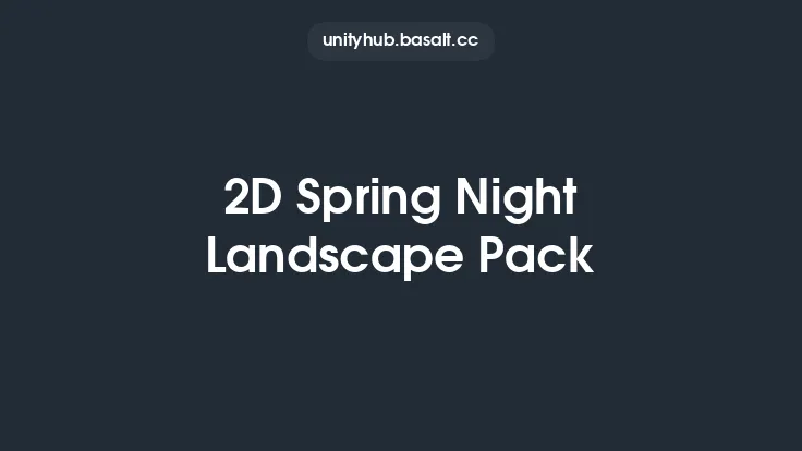 2D Spring Night Landscape Pack Thumbnail