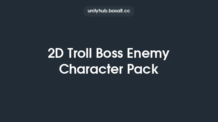 2D Troll Boss Enemy Character Pack Thumbnail