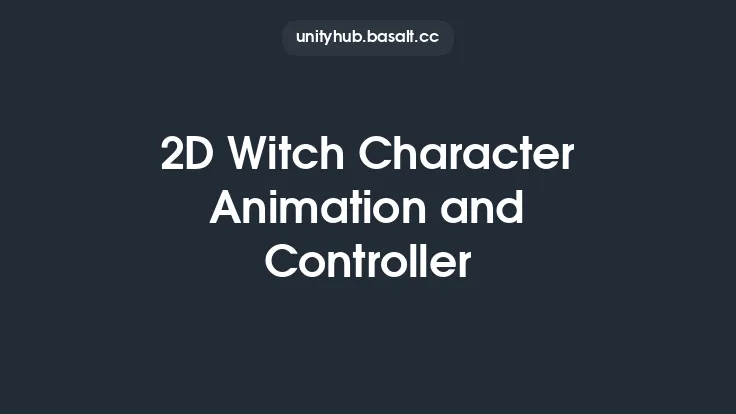 2D Witch Character Animation and Controller Thumbnail