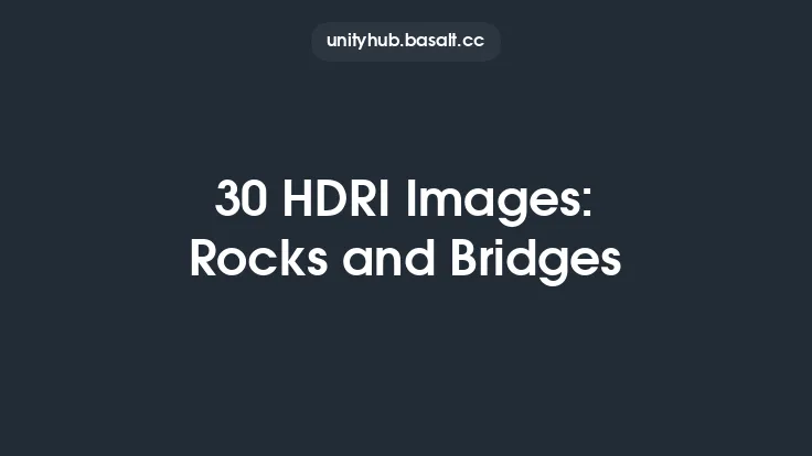 30 HDRI Images: Rocks and Bridges Thumbnail