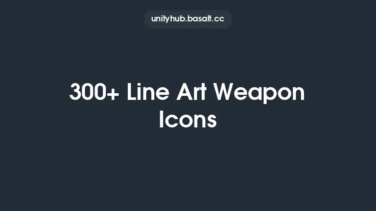 300+ Line Art Weapon Icons Thumbnail
