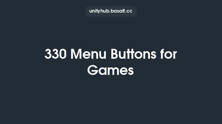 330 Menu Buttons for Games Thumbnail