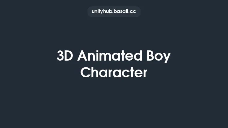 3D Animated Boy Character Thumbnail