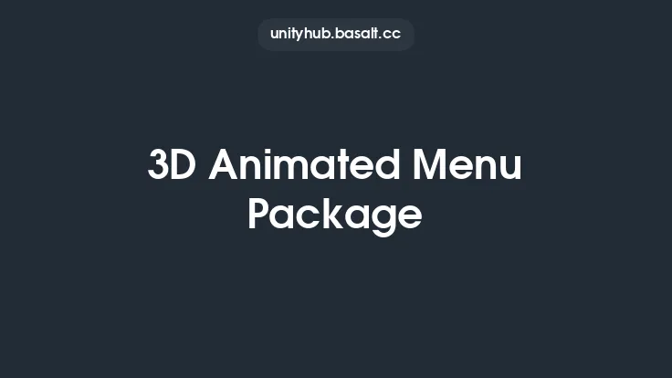 3D Animated Menu Package Thumbnail