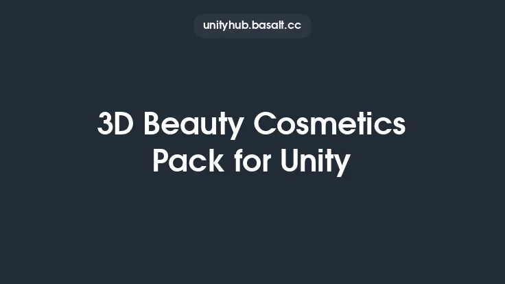 3D Beauty Cosmetics Pack for Unity Thumbnail