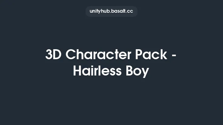 3D Character Pack - Hairless Boy Thumbnail