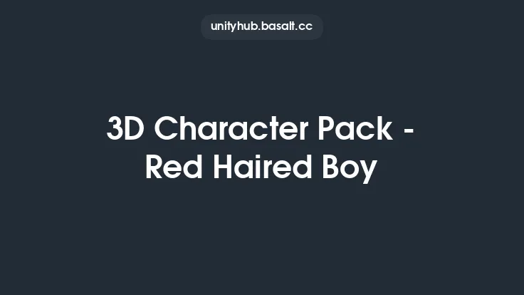 3D Character Pack - Red Haired Boy Thumbnail