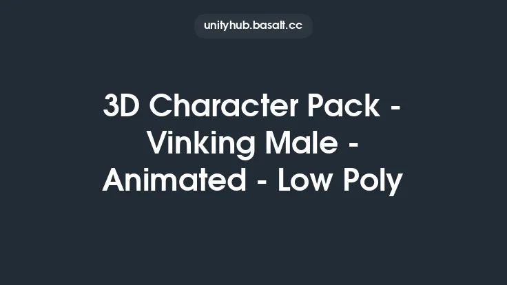 3D Character Pack - Vinking Male - Animated - Low Poly Thumbnail