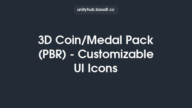 3D Coin/Medal Pack (PBR) - Customizable UI Icons Thumbnail