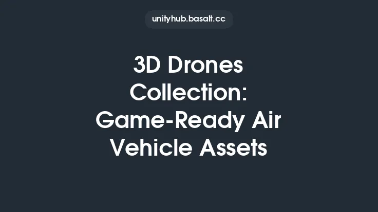 3D Drones Collection: Game-Ready Air Vehicle Assets Thumbnail