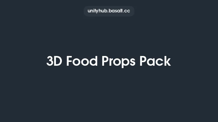 3D Food Props Pack Thumbnail