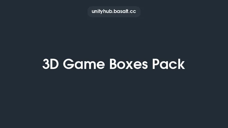3D Game Boxes Pack Thumbnail
