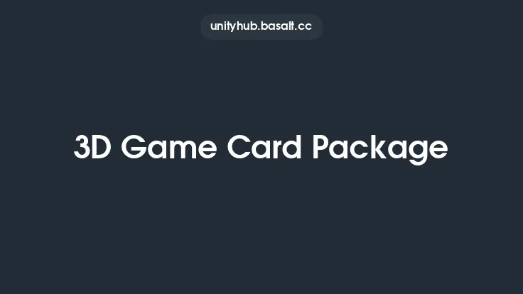 3D Game Card Package Thumbnail