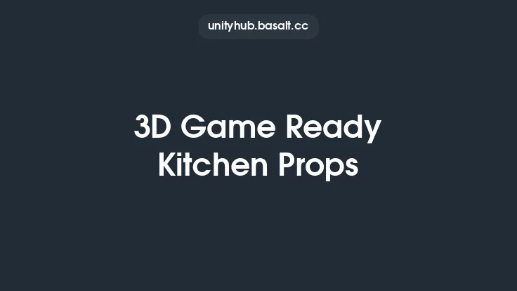 3D Game Ready Kitchen Props Thumbnail