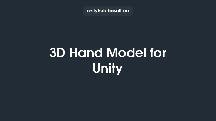 3D Hand Model for Unity Thumbnail