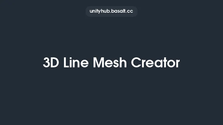 3D Line Mesh Creator Thumbnail