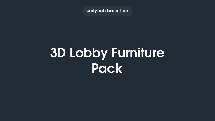 3D Lobby Furniture Pack Thumbnail