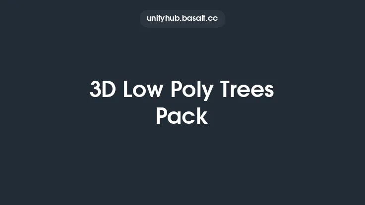 3D Low Poly Trees Pack Thumbnail