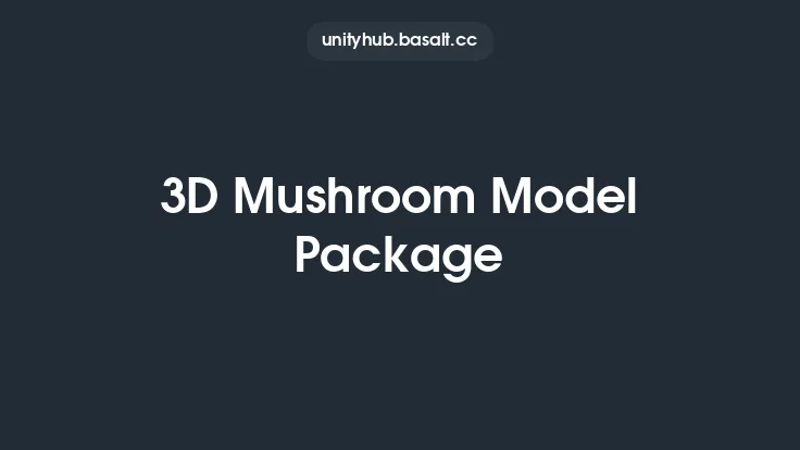 3D Mushroom Model Package Thumbnail